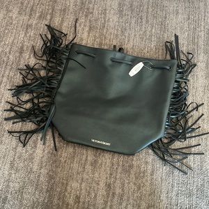 Black VS fringe backpack